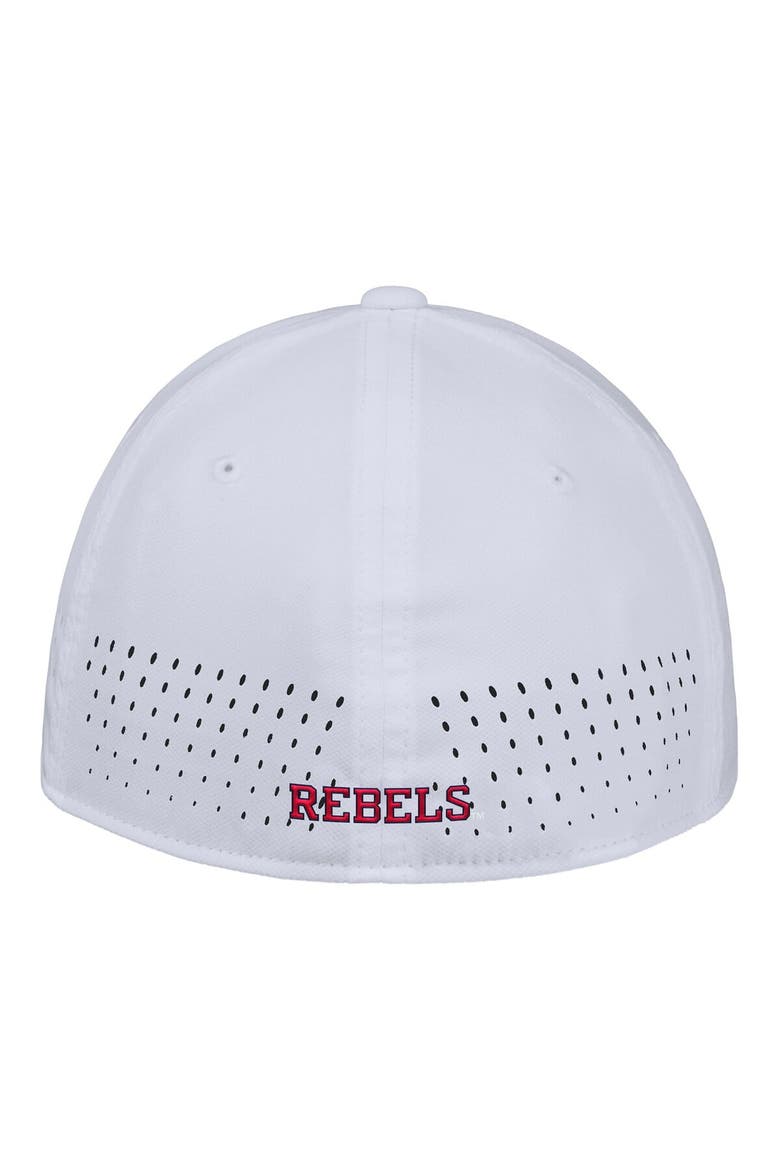 Men's Nike White Ole Miss Rebels 2025 On-Field Performance Flex Hat, Alternate, color, White