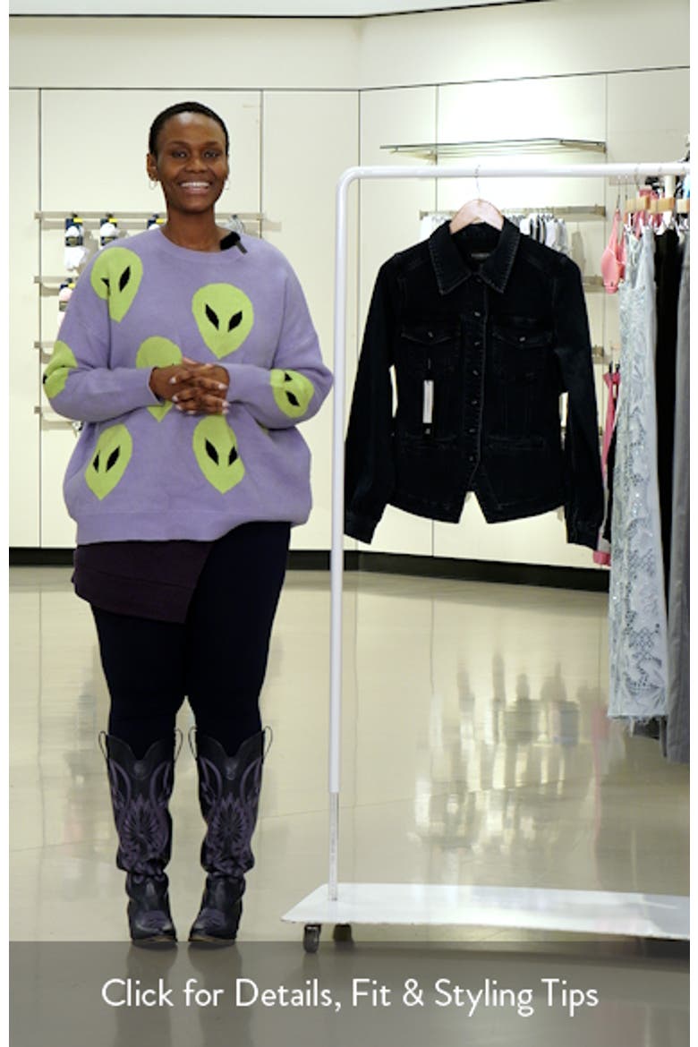 Fitted Patch Pocket Denim Jacket video