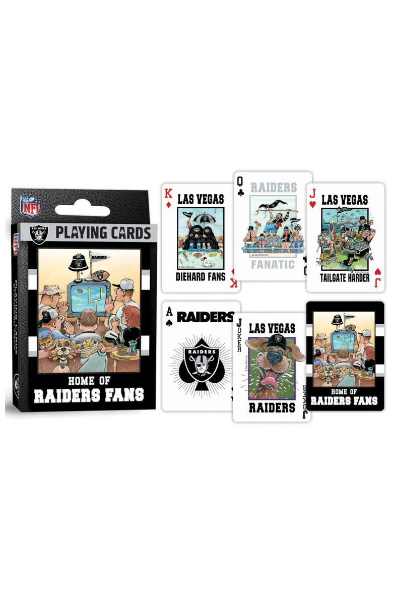 Las Vegas Raiders Fan Deck Playing Cards, Alternate, color, Multicolor