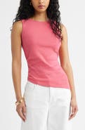 Open Edit Asymmetric Rib Cotton Tank