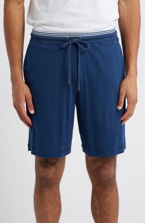 Lightweight Cotton Blend Pajama Shorts