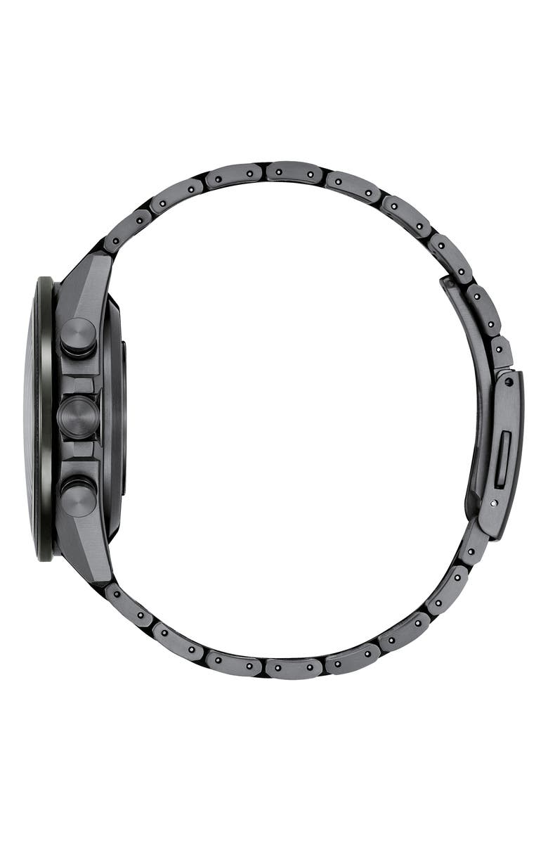 Citizen Attesa Satellite Wave GPS GMT Automatic Black Bracelet Watch, 44.6mm, Alternate, color, Black