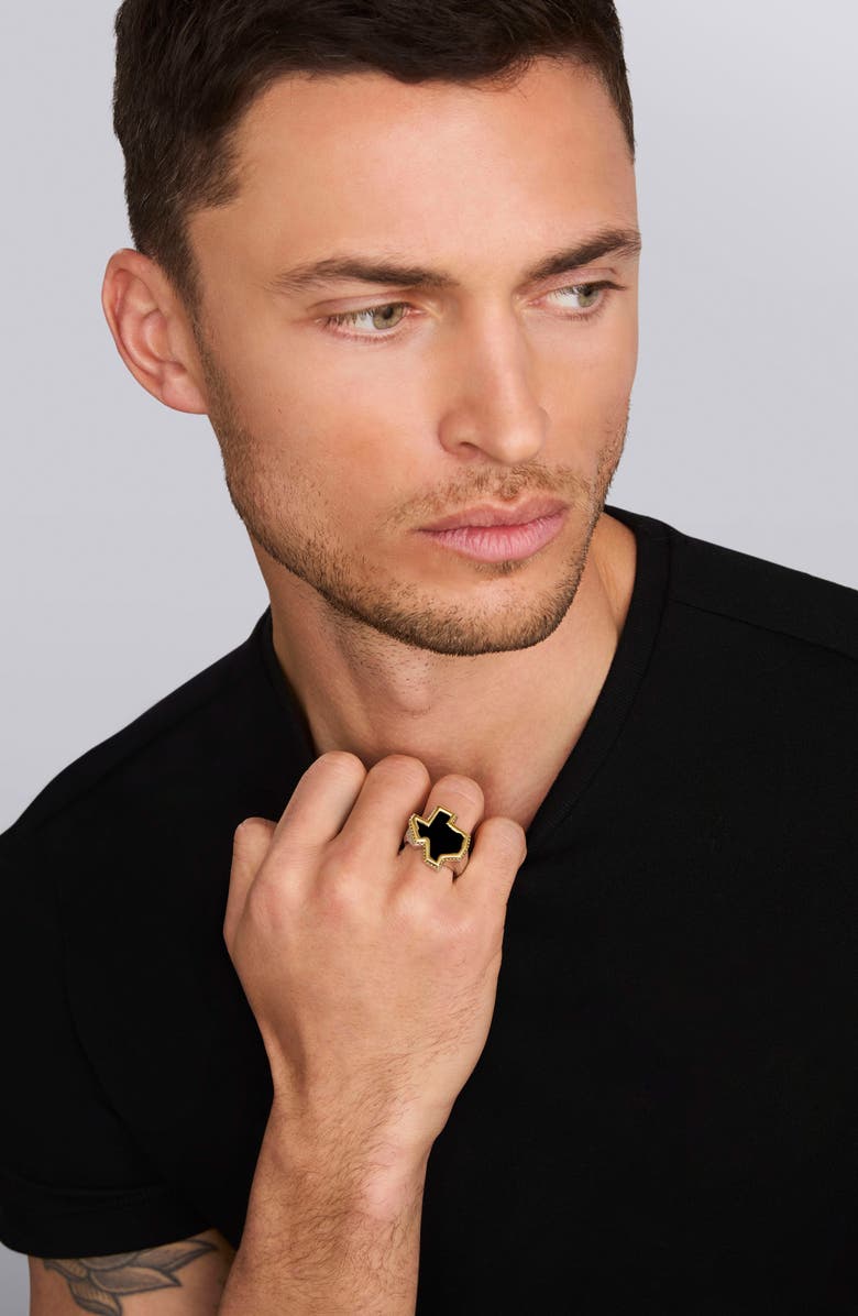 LAGOS Men's Anthem Texas Ring, Alternate, color, Black