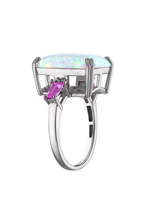 Fzn Opal & Pink Sapphire Ring In Multi