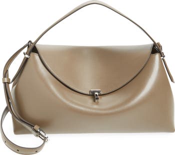 Lana High Gloss Leather Top Handle Bag