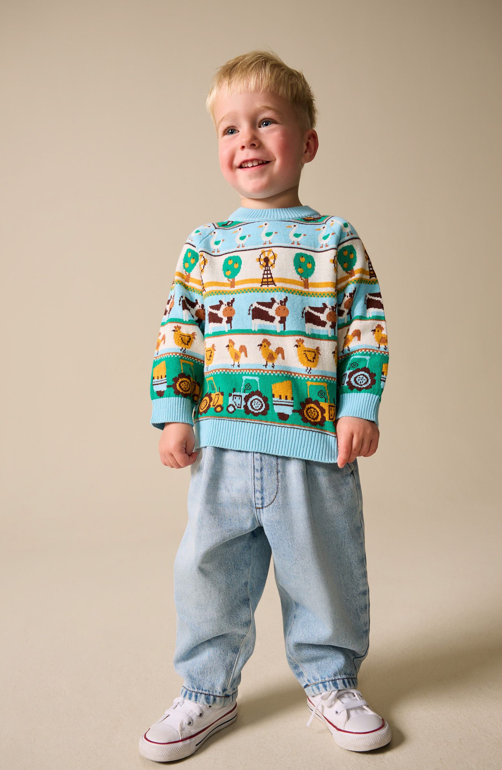 NEXT Kids' Farm Fair Isle Sweater — фото 6