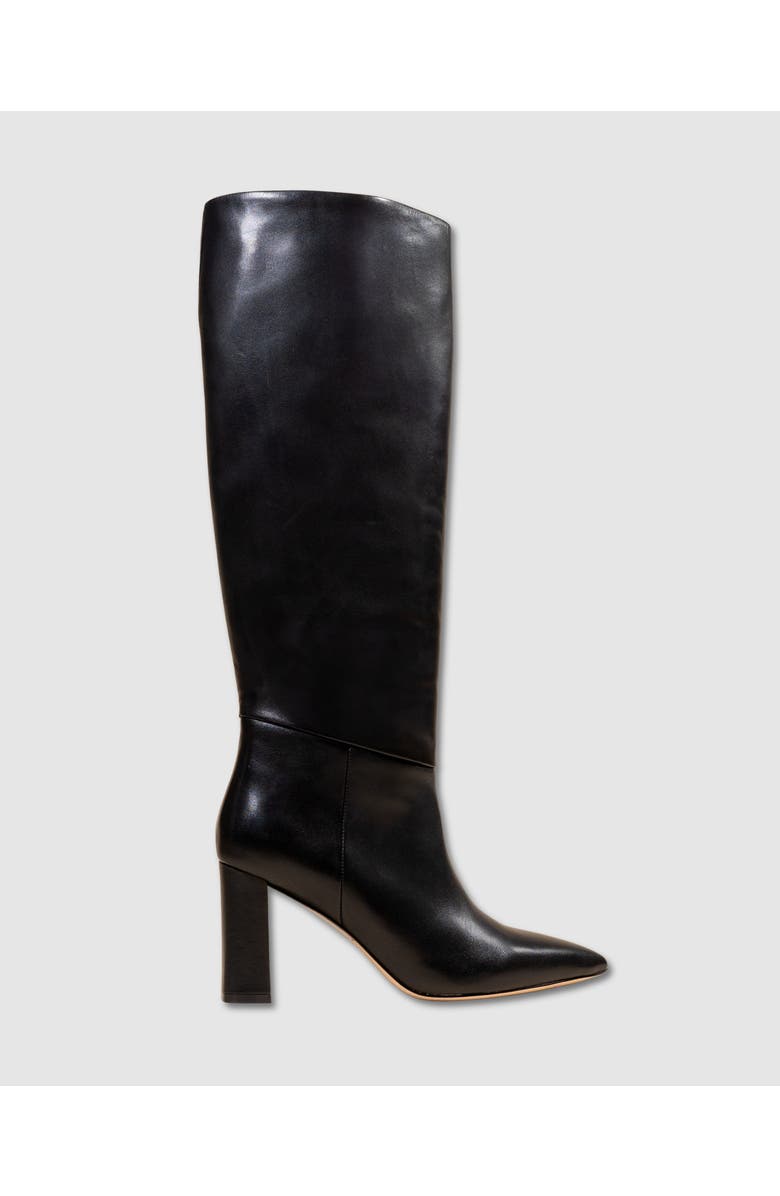 MI/MAI Tracey Wide Heel Long Boots, Main, color, Black