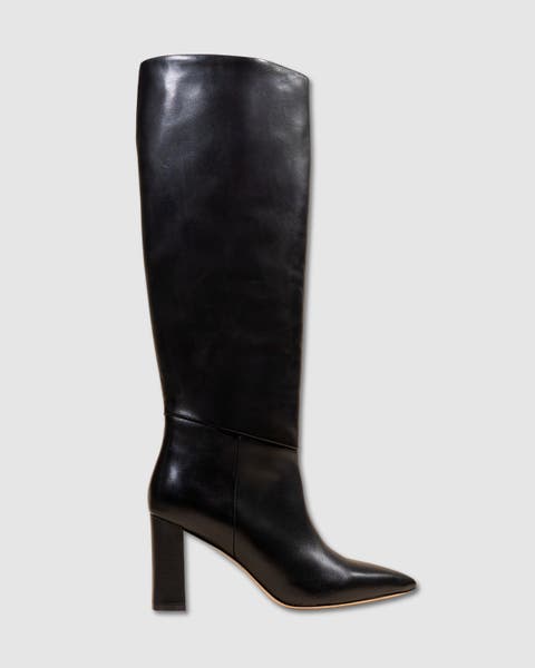 Tracey Wide Heel Long Boots