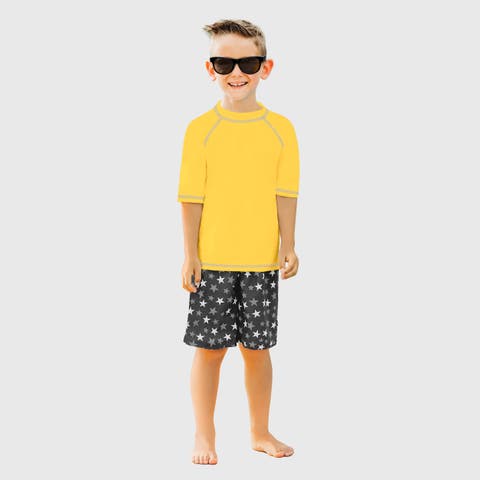 Boys UPF 50+ Short Sleeve Rashguard (Toddler/Kids)