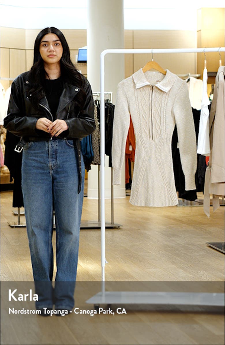 Mont Blanc Long Sleeve Mini Sweater Dress, sales video thumbnail