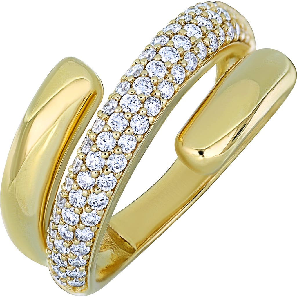 Bony Levy Kiera Diamond Pav‚ Crossover Ring In Gold