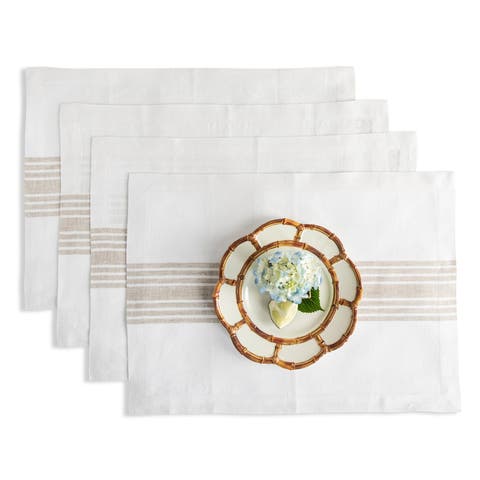Linen Placemats - Farmhouse, 14" x 19" Inch