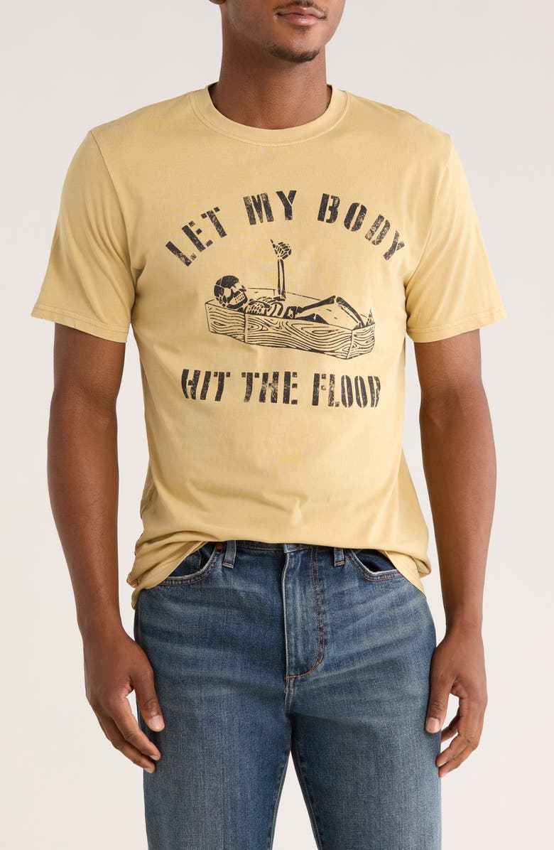 Goodie Two Sleeves Skeleton Graphic T-Shirt, Main, color, Lark