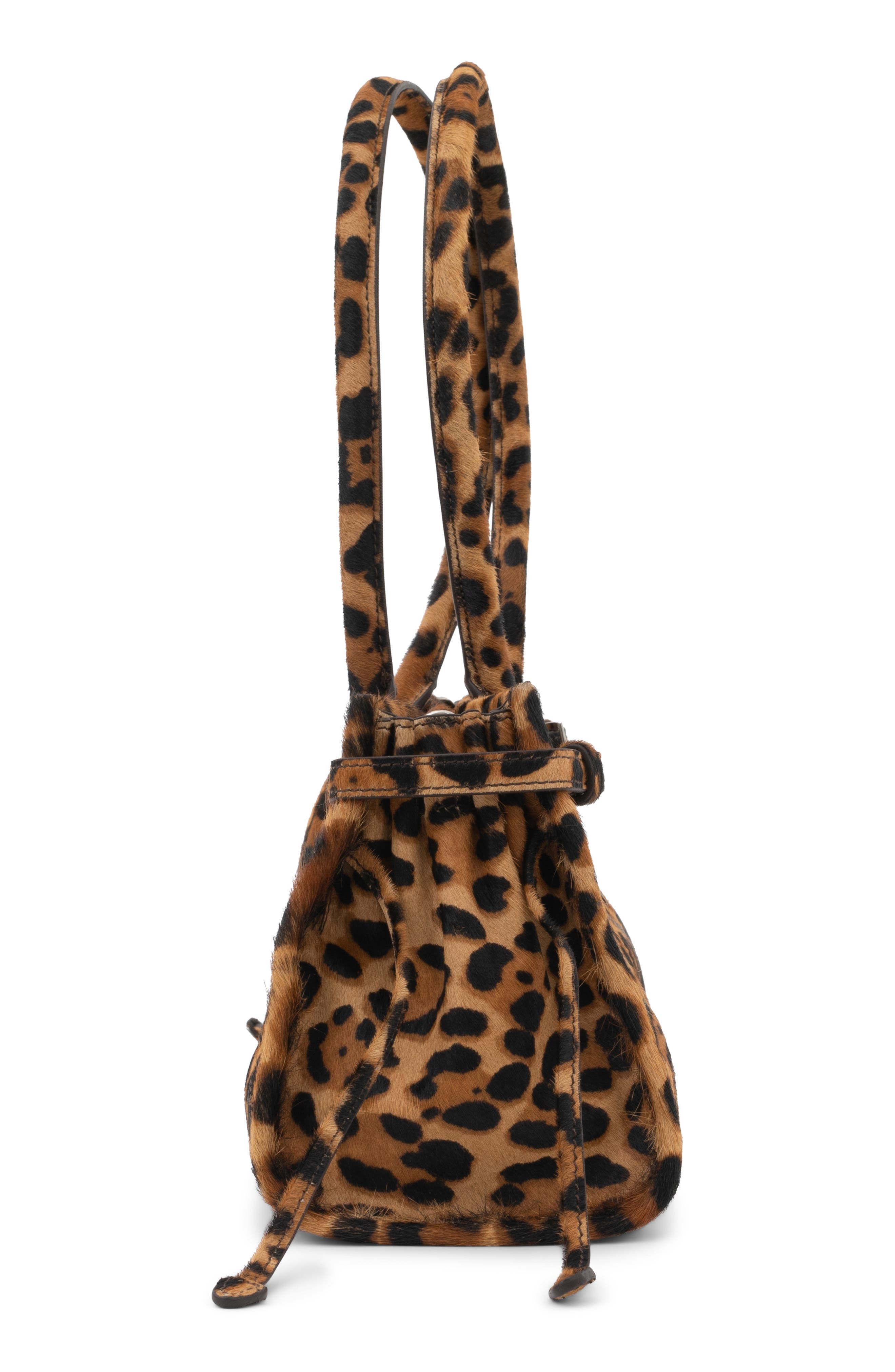 Pesky Genuine Calf Hair Shoulder Bag, Alternate, color, TAN BROWN CHEETAH