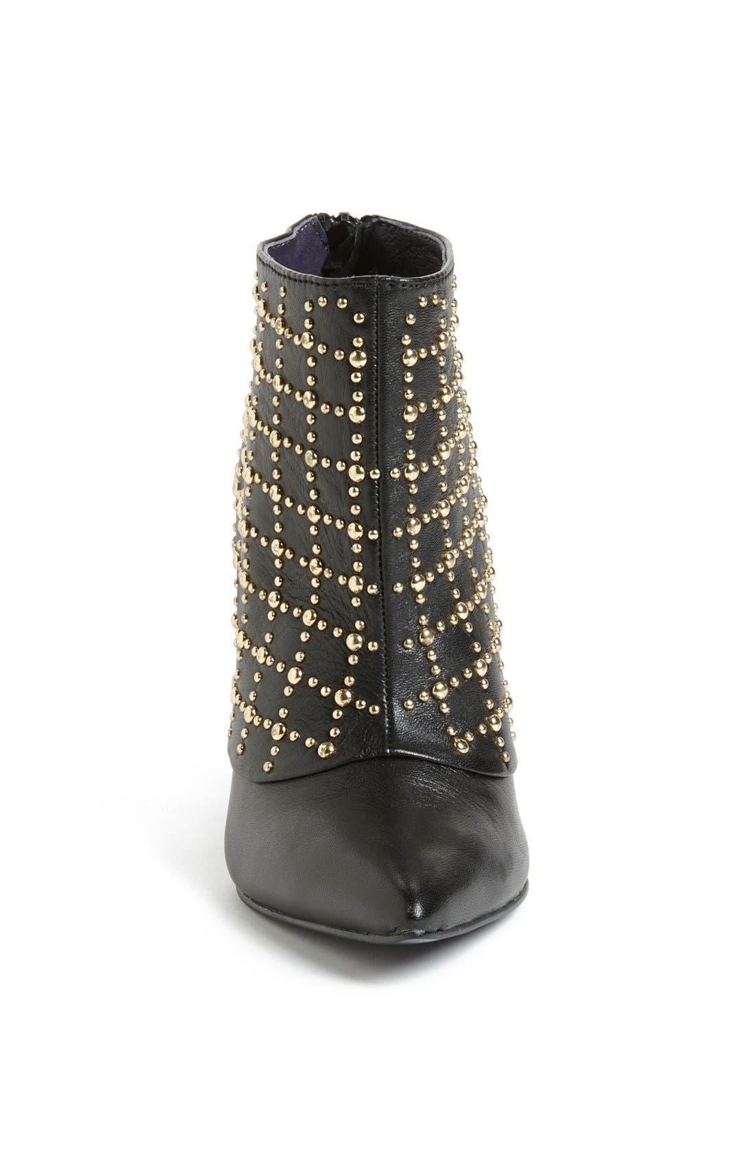 'Diane' Boot, Alternate, color, BLACK LEATHER