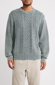 DARK SEAS Big Sur Mixed Stitch Sweater