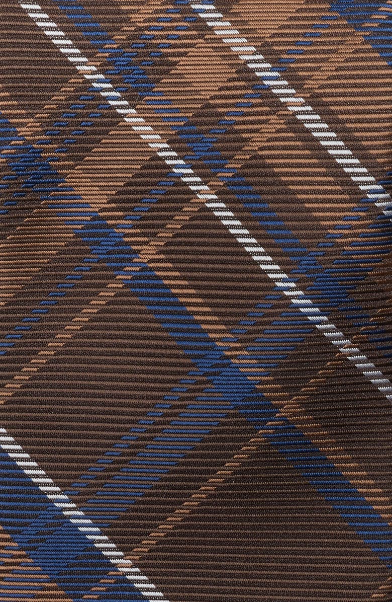 Tommy Hilfiger Pasadena Plaid Tie, Alternate, color, Brown