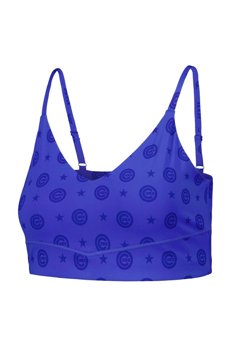 Women's Terez Royal Chicago Cubs Active Bra, Alternate, color, Royal