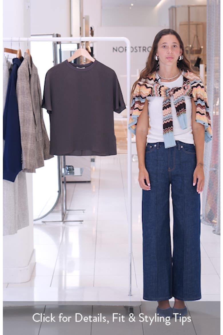 Lena Crewneck Silk T-Shirt video
