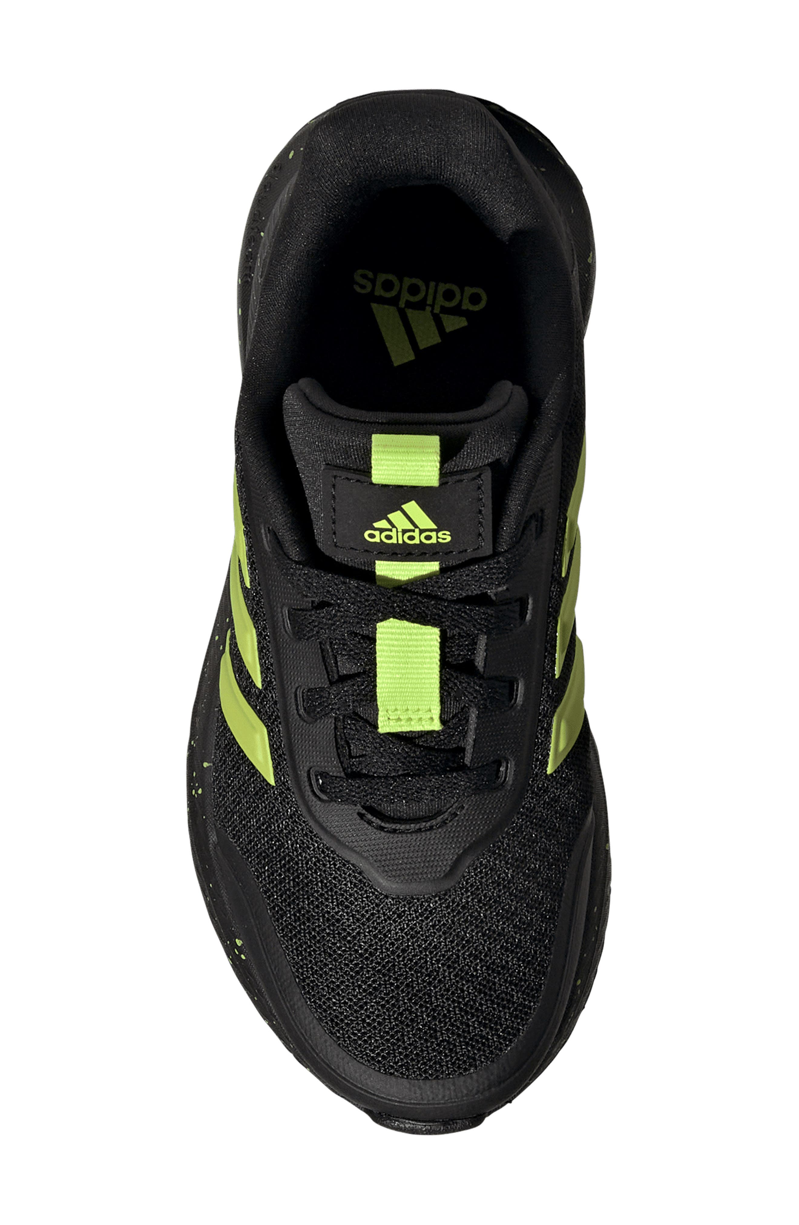 adidas Kids' X_PLRPATH Sneaker, Alternate, color, Core Black/ Solar Slime