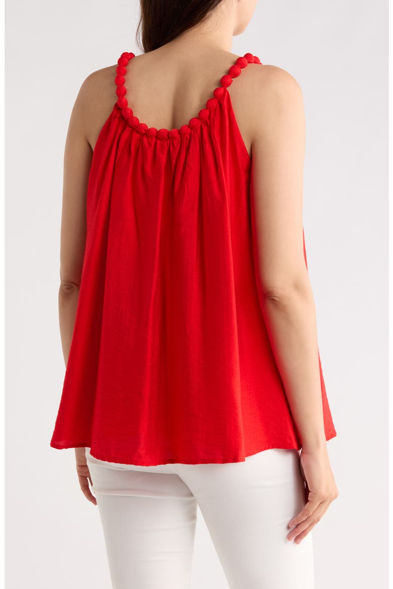 Beaded Balloon Top, Alternate, color, RED