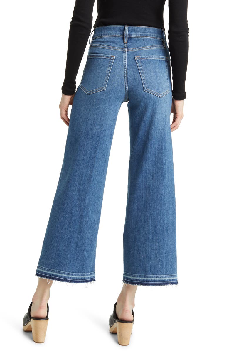 FRAME Pixie Le Slim Palazzo Wide Leg Jeans, Alternate, color,