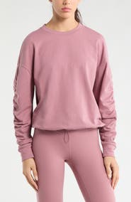 Zella Cinch Side Long Sleeve Top