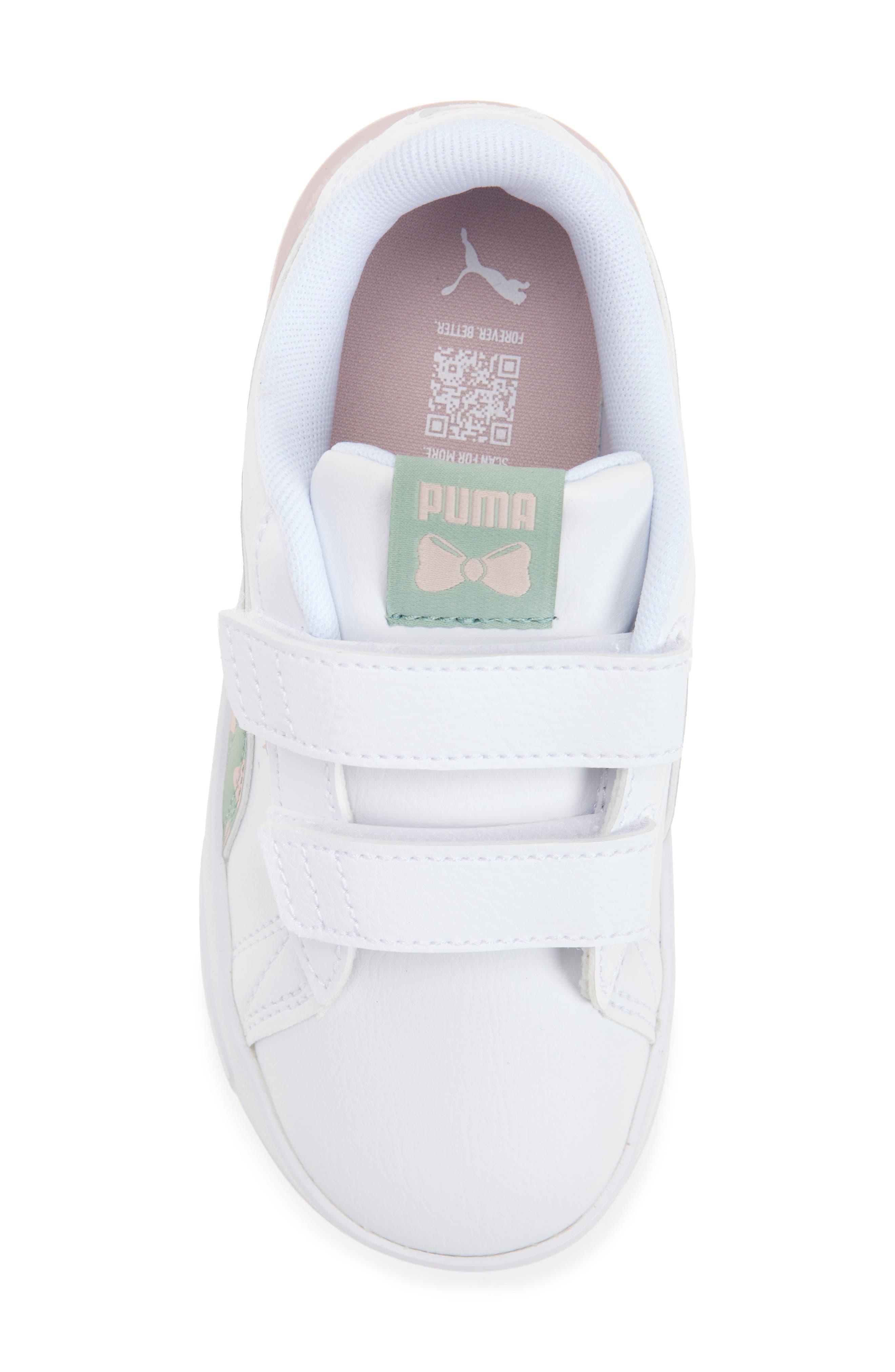 PUMA Kids' Jada Classic Sneaker, Alternate, color, Puma White/ Light Moss/ Mauve