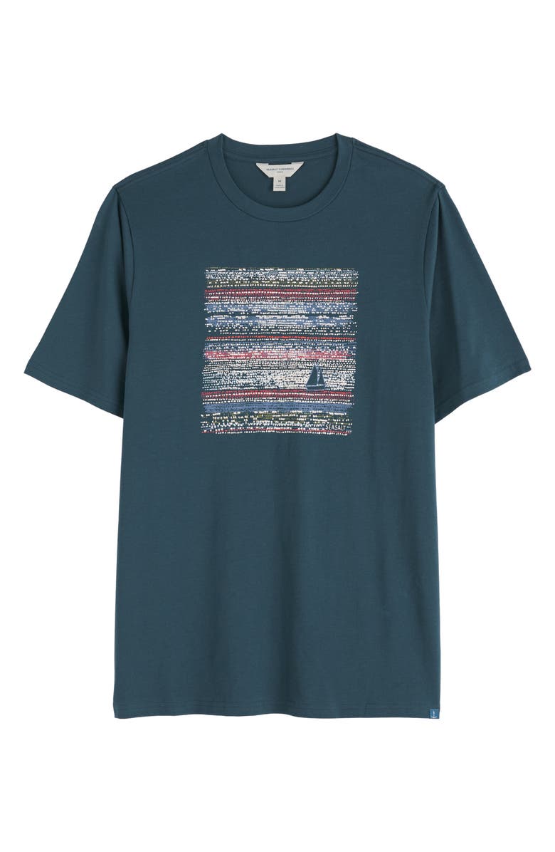 Seasalt Cornwall Midwatch Organic Cotton Graphic T-Shirt, Alternate, color, Sunlit Seas Sea Storm