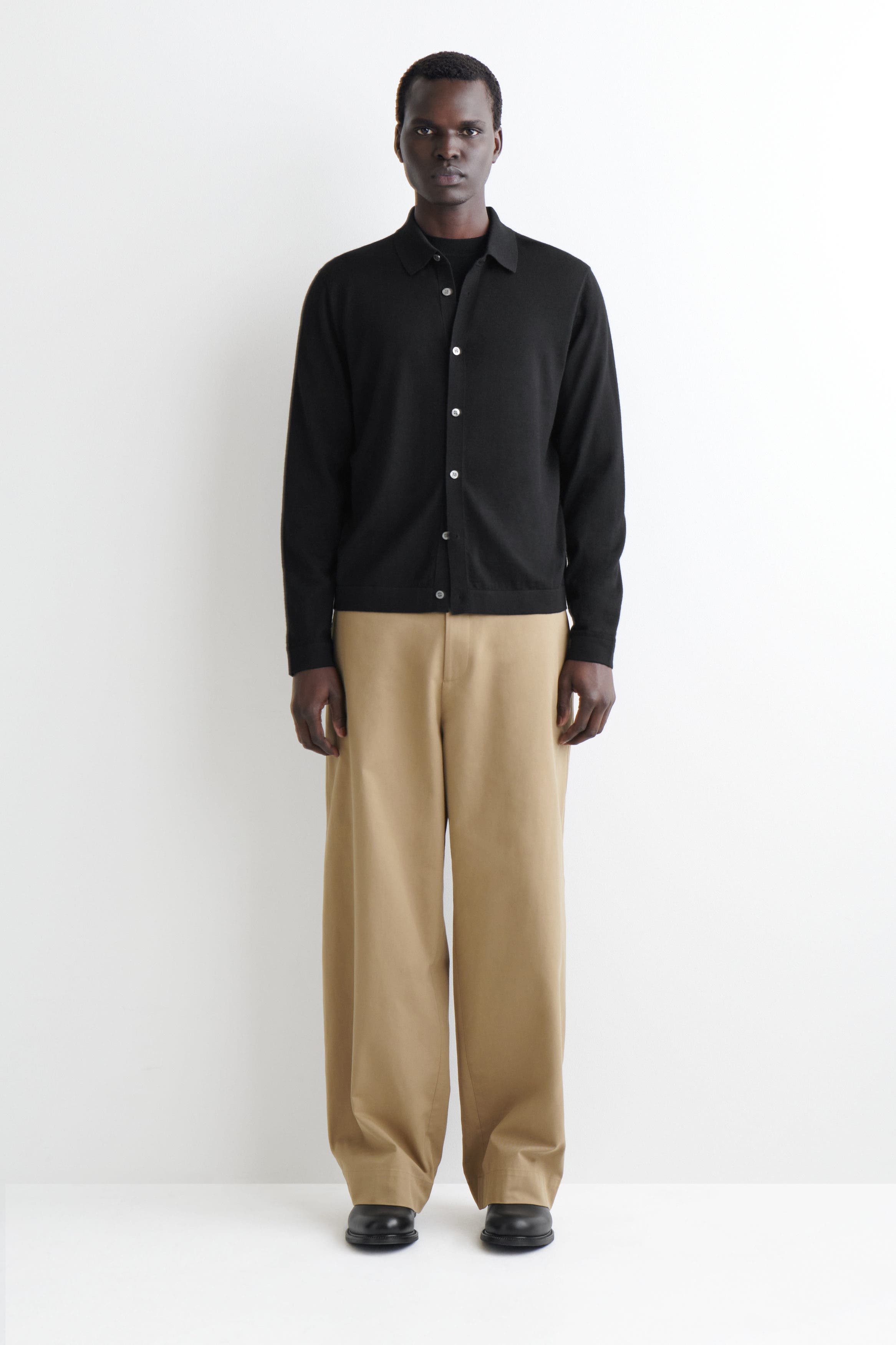 Knitted Merino Wool Shirt - image 2