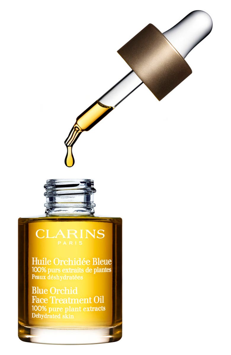 Clarins Blue Orchid Face Treatment Oil, Alternate, color,