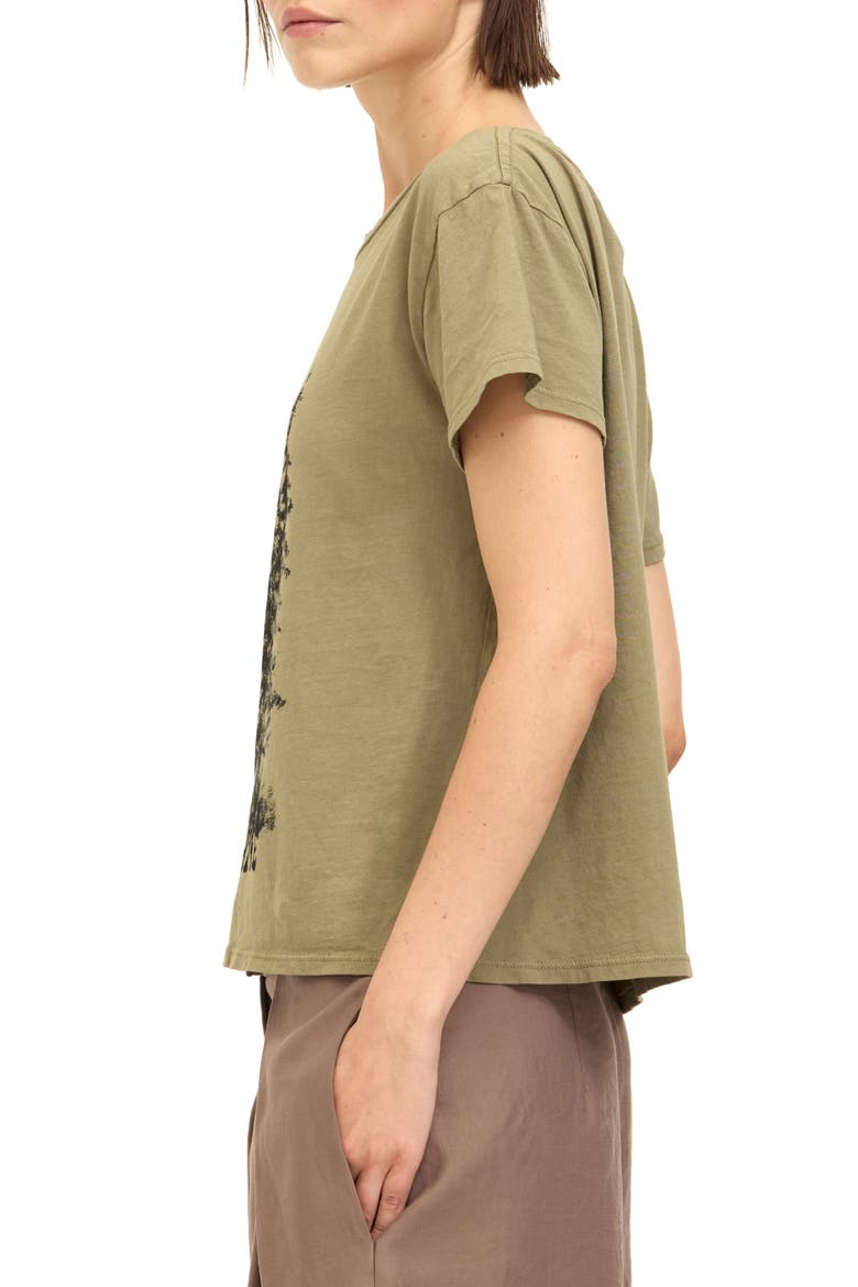 Take a Hike Cotton Graphic T-Shirt, Alternate, color, OLIVE