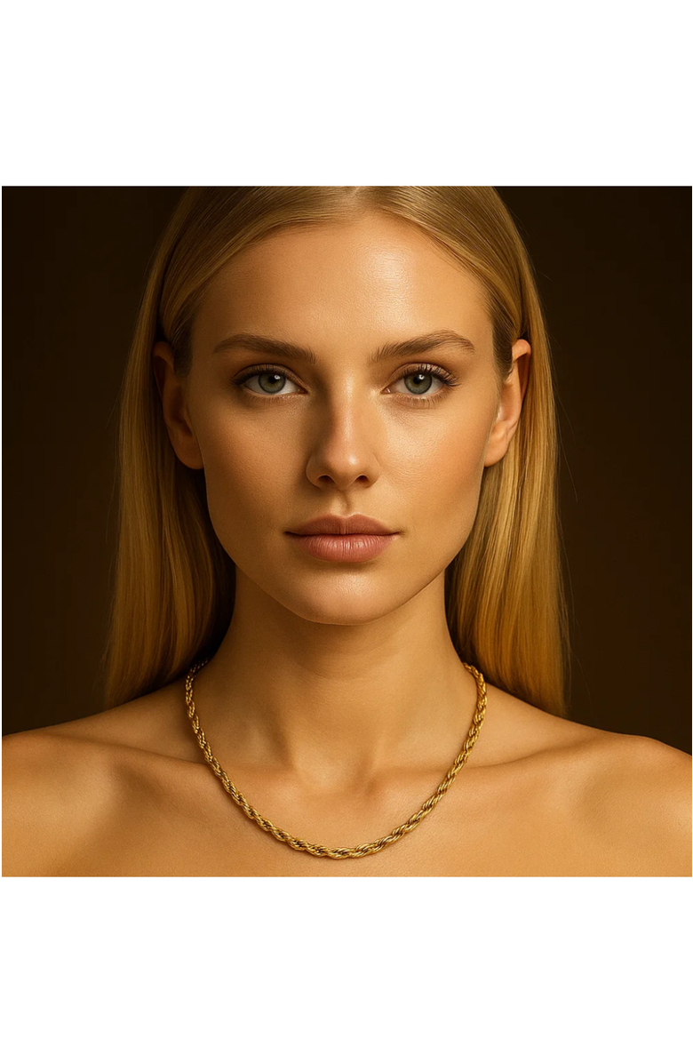 Hollywood Sensation Timeless Gold Rope Necklace, Alternate, color, Gold