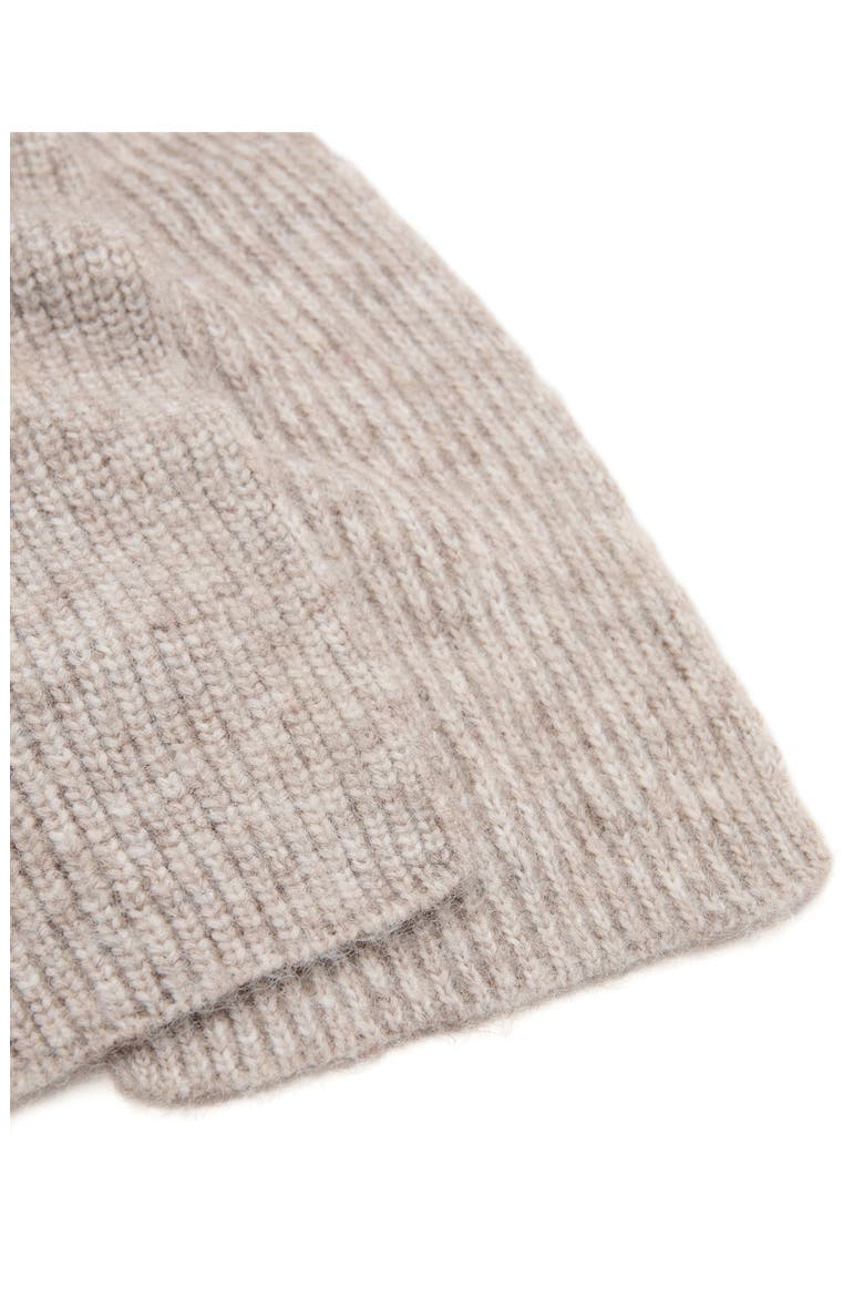 Hooded Rib Scarf, Alternate, color, MEDIUM BROWN