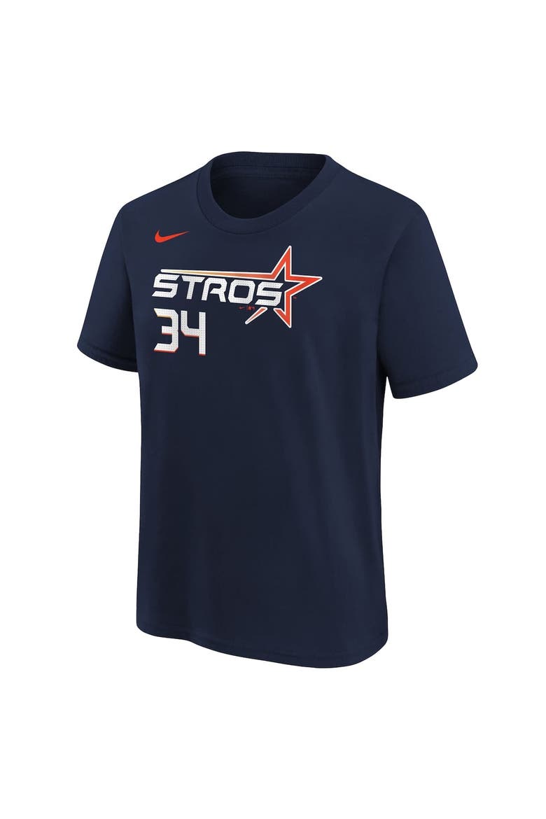 Youth Nike Nolan Ryan Navy Houston Astros Fuse City Connect Name & Number T-Shirt, Alternate, color, Navy