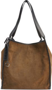 Bottega Veneta Large Canvas & Suede Reversible Tote