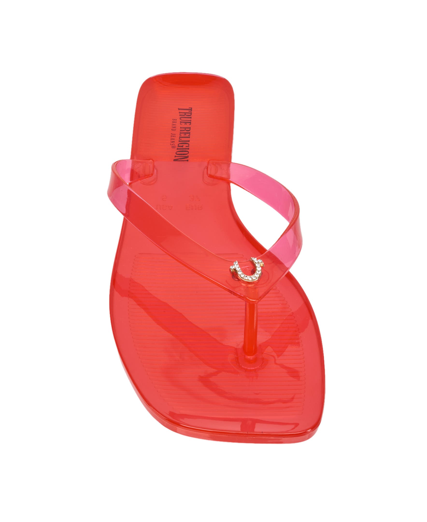 True Religion Lola Sandal, Alternate, color, Red