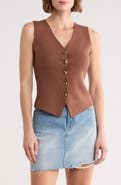 Blu Pepper Button-Up Vest