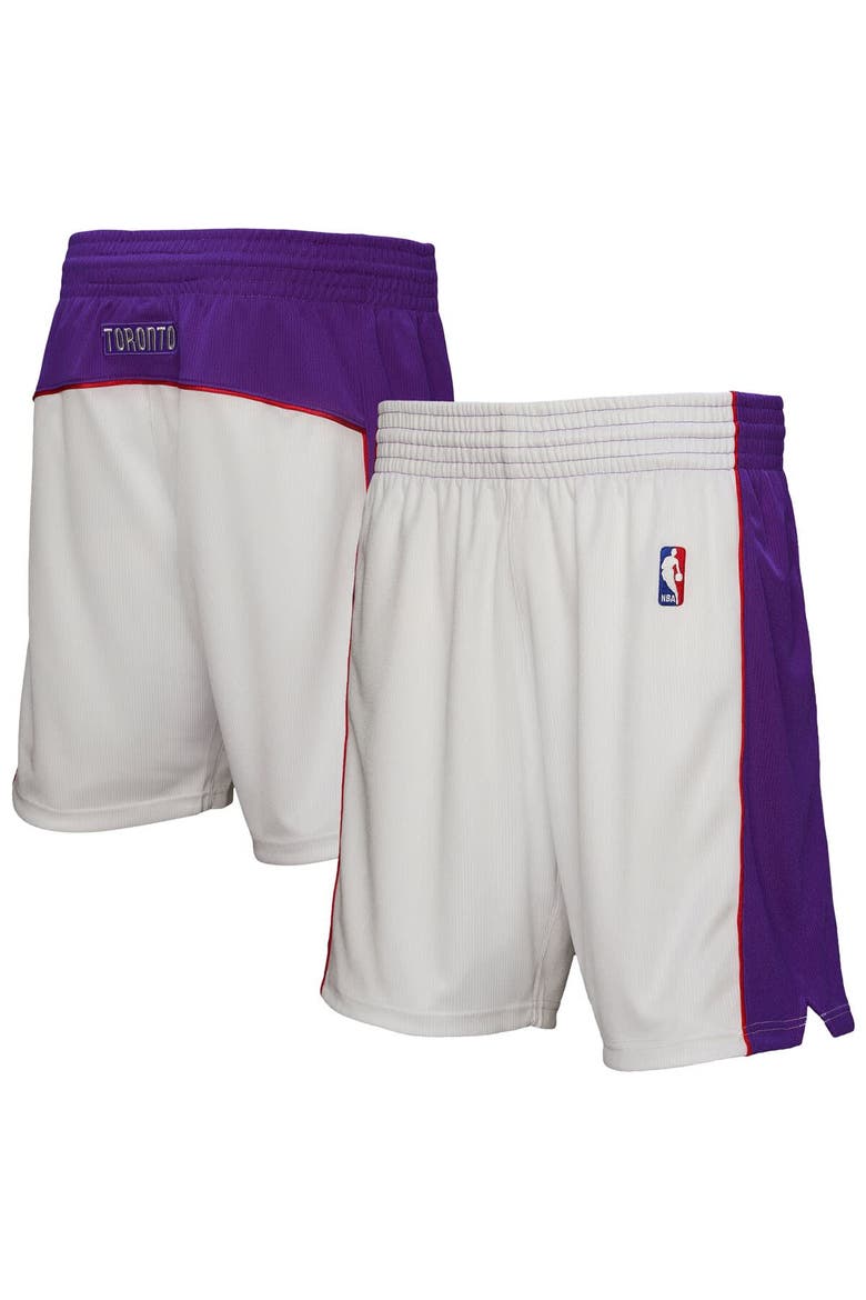 Men's Mitchell & Ness  White Toronto Raptors Authentic Shorts, Alternate, color, White