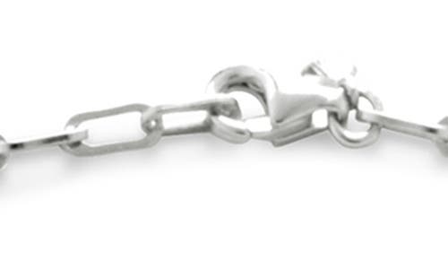 Monica Vinader Mini Paper Clip Choker Necklace In Sterling Silver
