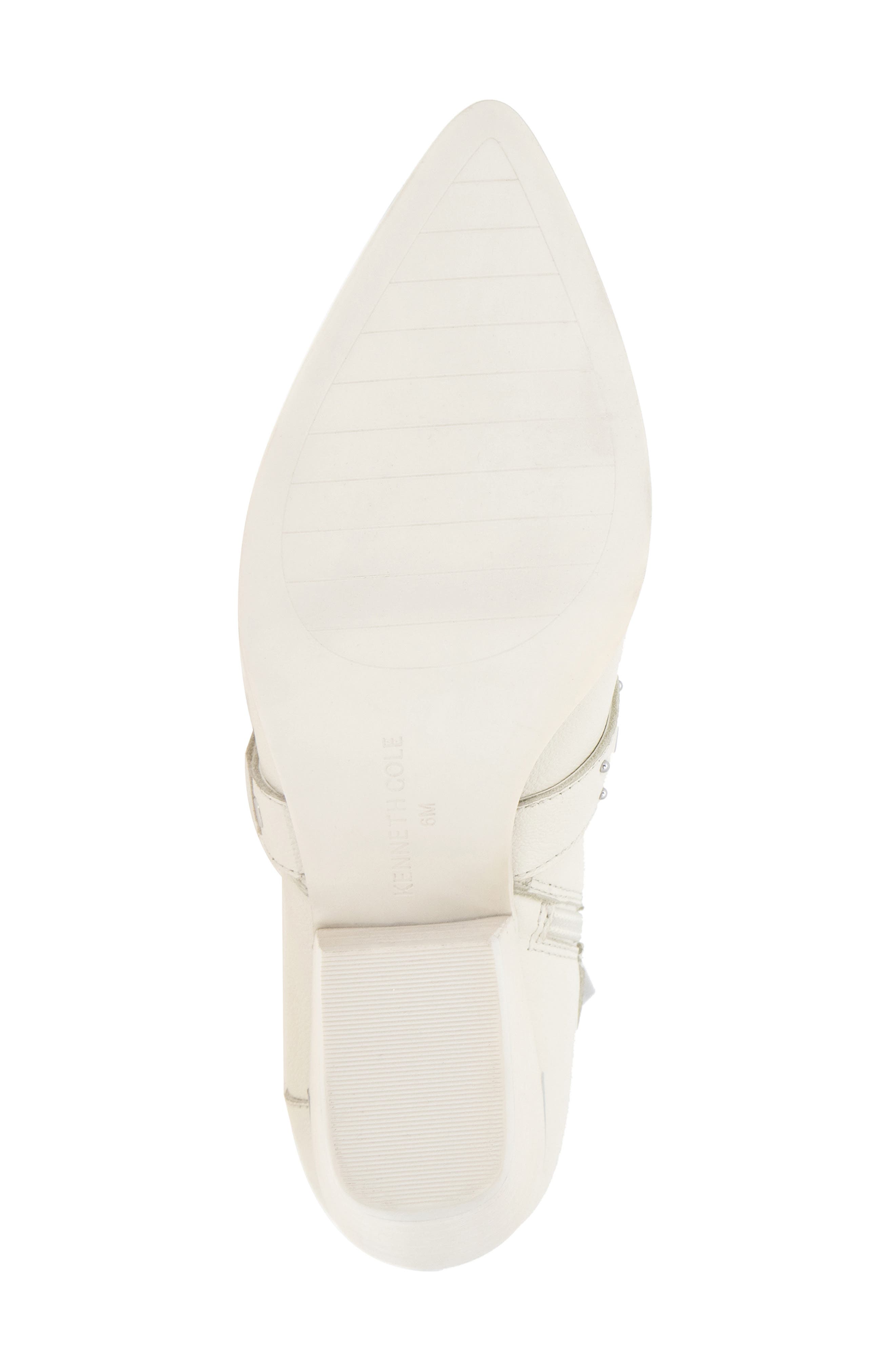 Kenneth Cole Cheyenne Stud Bootie, Alternate, color, Whitecap Leather