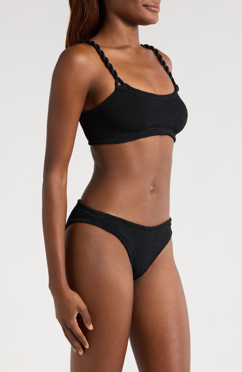 Hunza G Phoebe Textured Two-Piece Swimsuit, Alternate, color, 