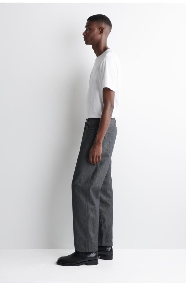 COS Dome Relaxed-Fit Straight-Leg Jeans, Alternate, color, Dark Gray