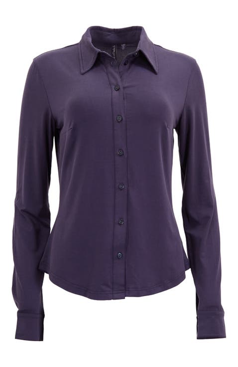 Stephanie Stretch Knit Shirt