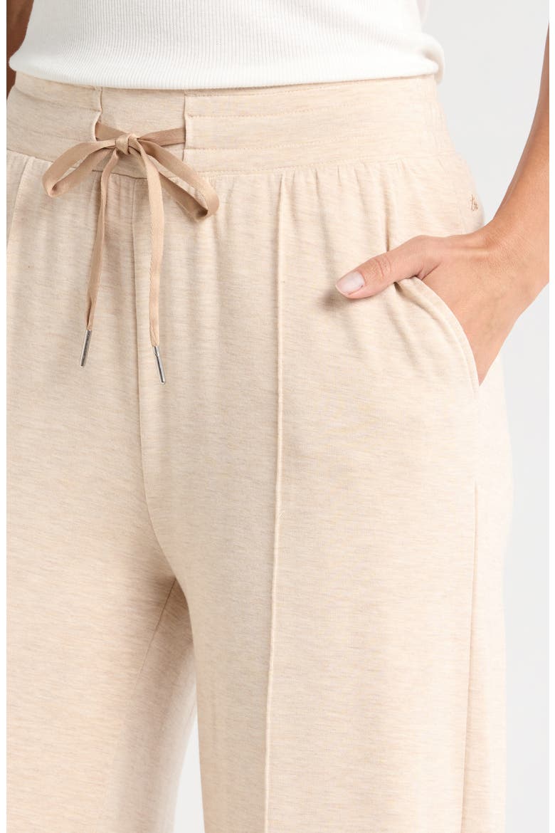 Studio City Crop Drawstring Pants, Alternate, color, HEATHER NATURAL