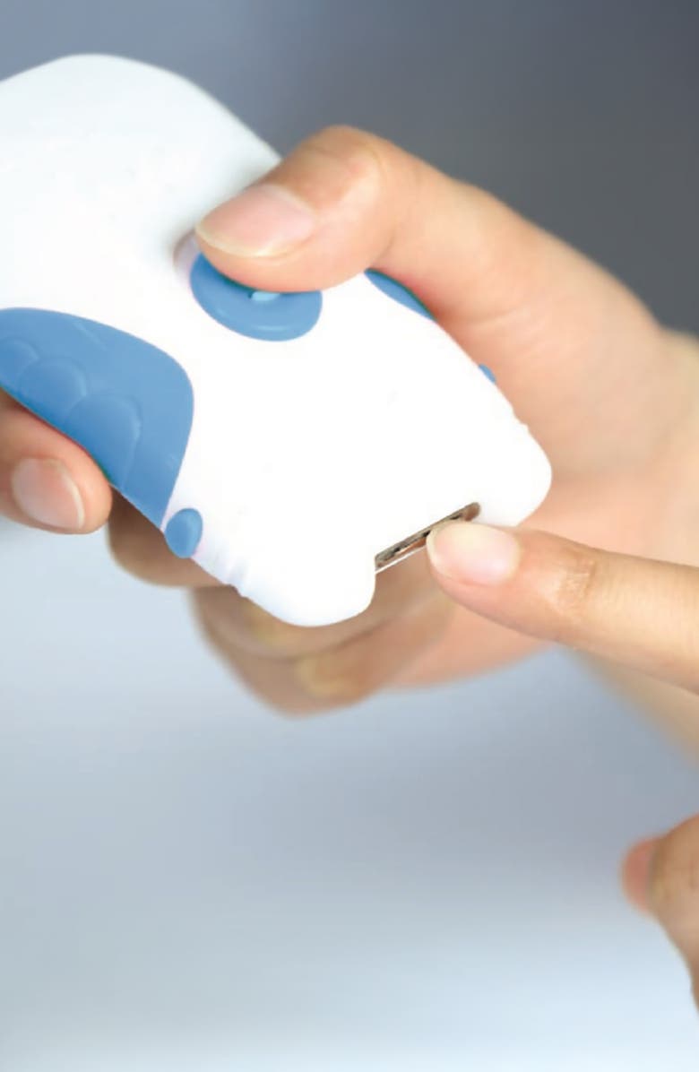 PURSONIC Portable Electric Nail Trimmer & Filer, Alternate, color, Blue