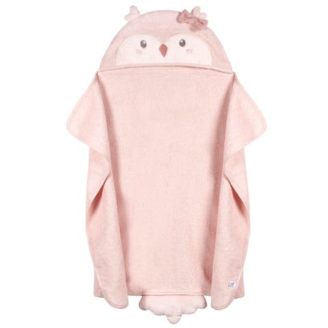 Tan Deer Character Hooded Towel (Baby)