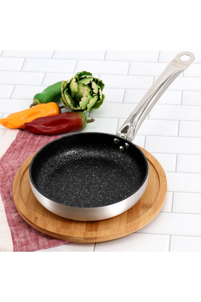 Gastro 8 Inch Proline Professional Series Tava and Frypan, Alternate, color, Metallic Silver