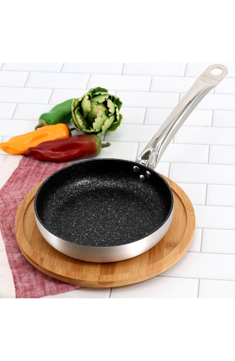 Korkmaz Gastro 8 Inch Proline Professional Series Tava and Frypan, Alternate, color, Metallic Silver