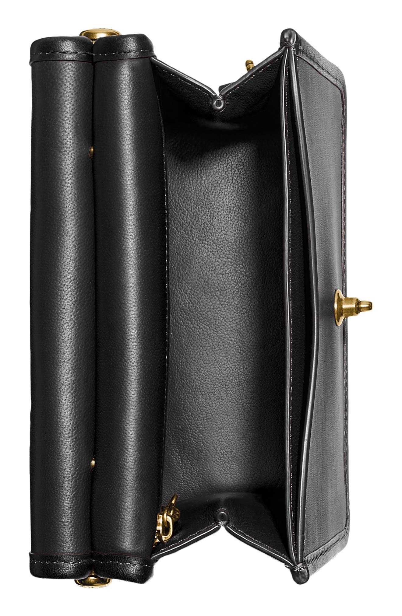The Coach Originals Willis Leather Top Handle Bag, Alternate, color, BRASS/ BLACK